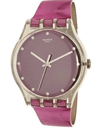 WOMENSWATCHES2's tweet photo. Swatch Women’s New Gent SUOK125 Pink Plastic Swiss Quartz Watch https://t.co/3LXMq0eJBm https://t.co/LQUZnW7q60