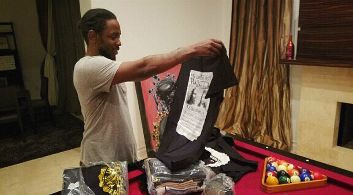 Hebrewmarket's tweet photo. DAMN. Even @kendricklamar has his Hebrew Market gear. Order your "Lord's Most Wanted" tee, at https://t.co/OZ2mjPYK5j https://t.co/O1bCe9mSkk