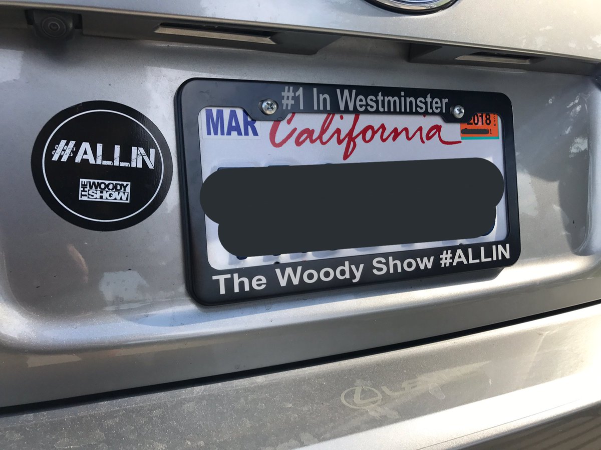 xnostylex's tweet photo. YOU KNOW that you're #1 in Westminster!! Me Love! #ALLIN @TheWoodyShow https://t.co/Cai7yNYRoR