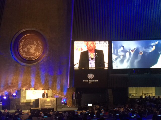 What a day at the United Nations celebrating World Oceans Day during the Ocean Conference! #saveourocean