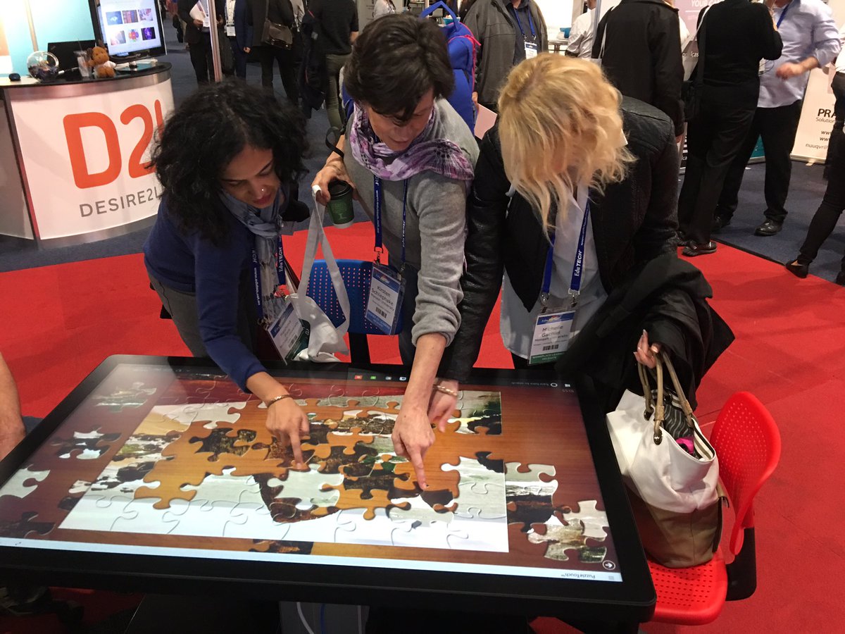Our unique electric height adjustable PCAP solution gaining great traction at #edutechau stand 286