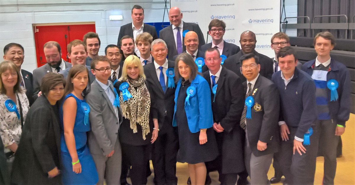 Thank you #romford for giving me the biggest share of the vote ever for my 5th term! #Conservatives #GeneralElection2017