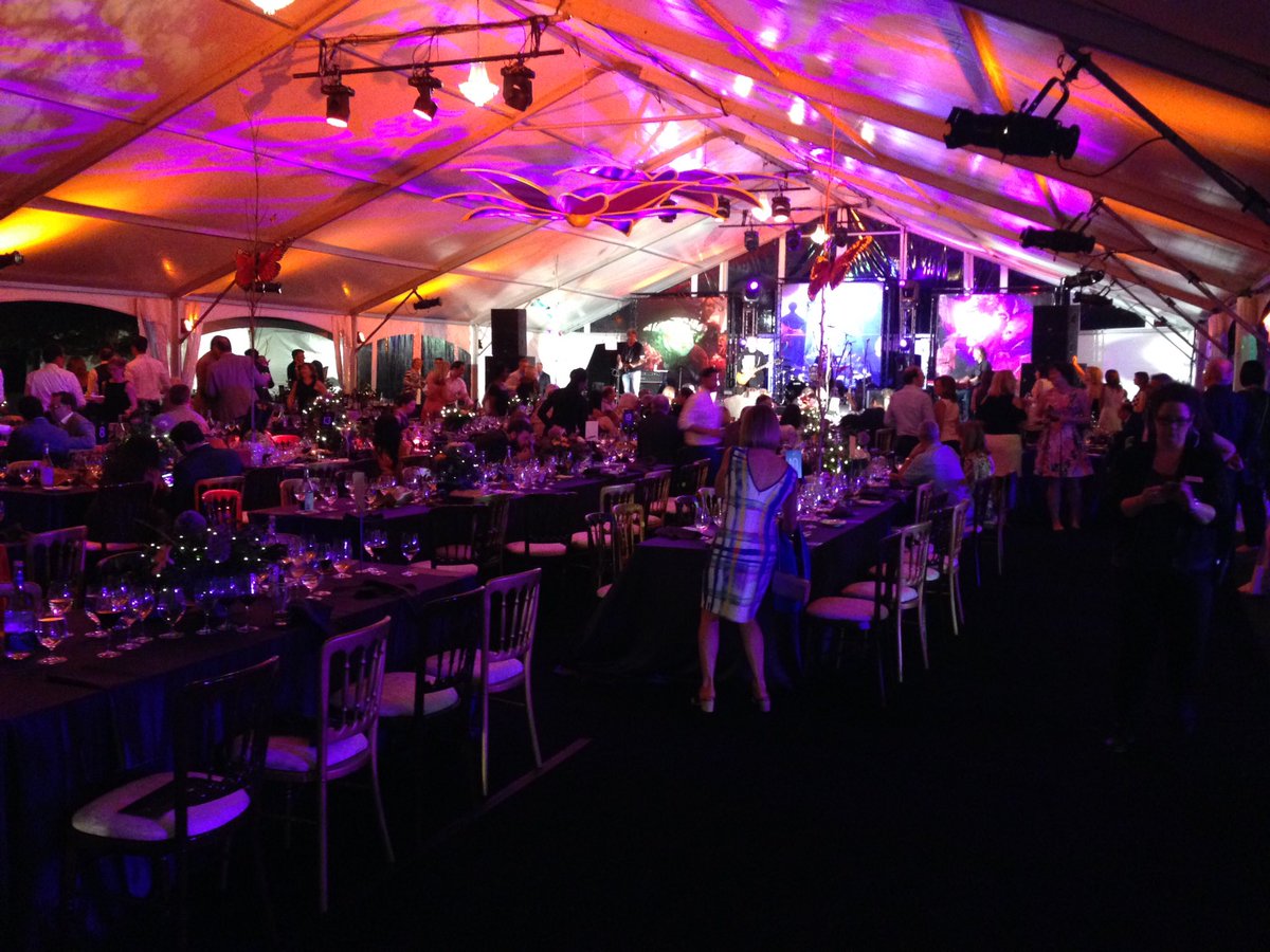 landwaterfork's tweet photo. View from the kitchen tent right now with @RandysVinylTap on the stage. https://t.co/elmHVZUOAG