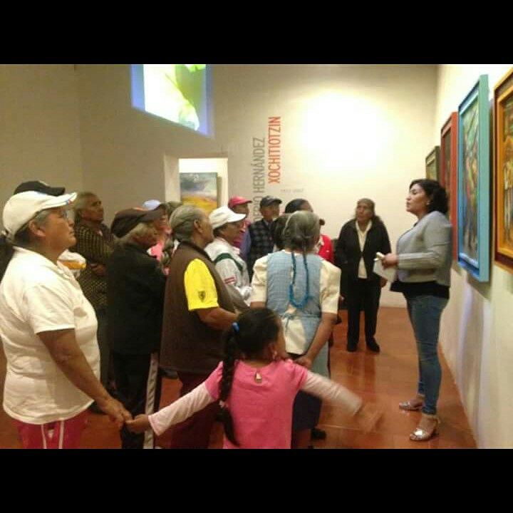 MuseoPlastica's tweet photo. Por la tarde, con gusto recibimos a los adultos mayores del municipio de Tetlanohcan. https://t.co/kYLob5gqQA
