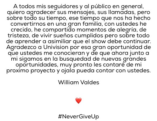WilliamValdes's tweet photo. https://t.co/KjgIasJsvJ