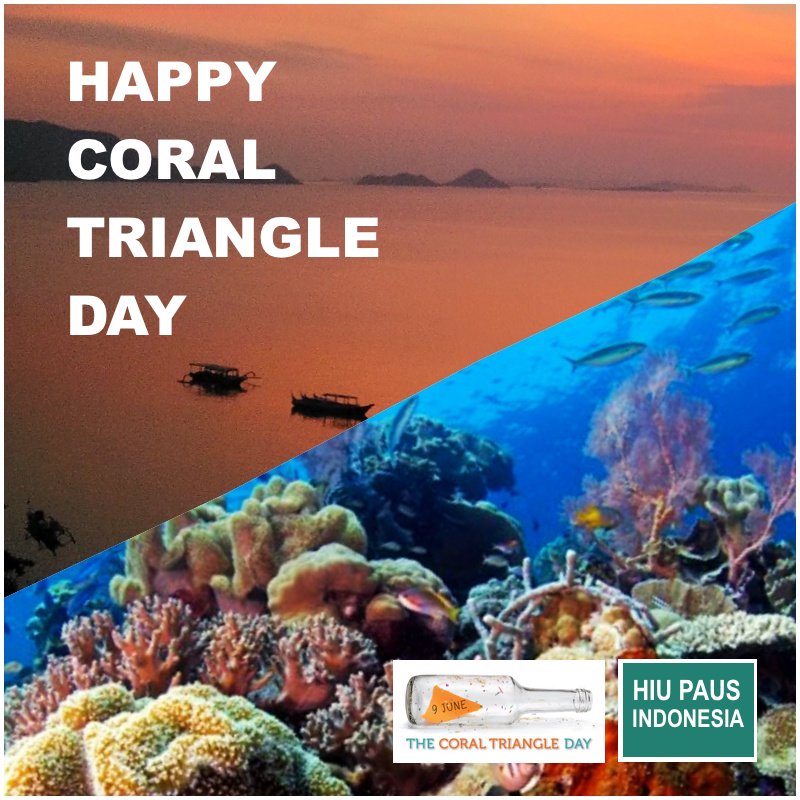 Happy Coral Triangle Day #CTDay #Stopsampahplastik #Jagakarang #hiupaus <a href="/kkpgoid/">KKP RI</a> Sampah berkurang, karang tumbuh sehat, ikan melimpah