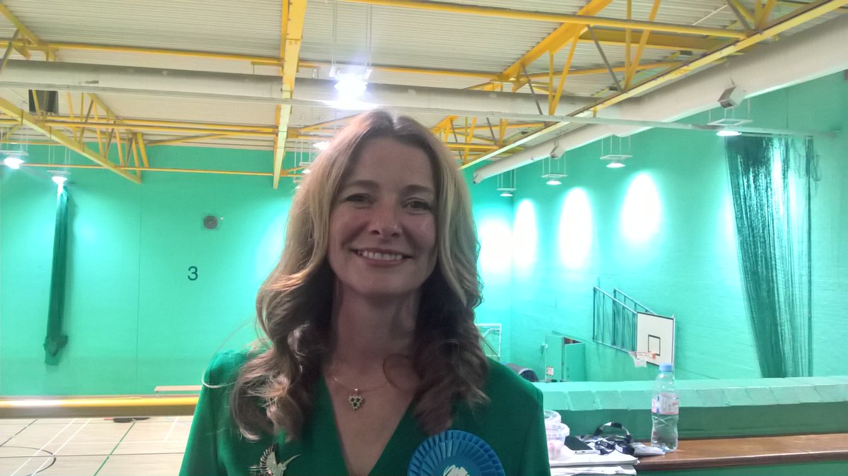 Gillian Keegan can't hide her joy at tonight's resounding victory #ArgusElection