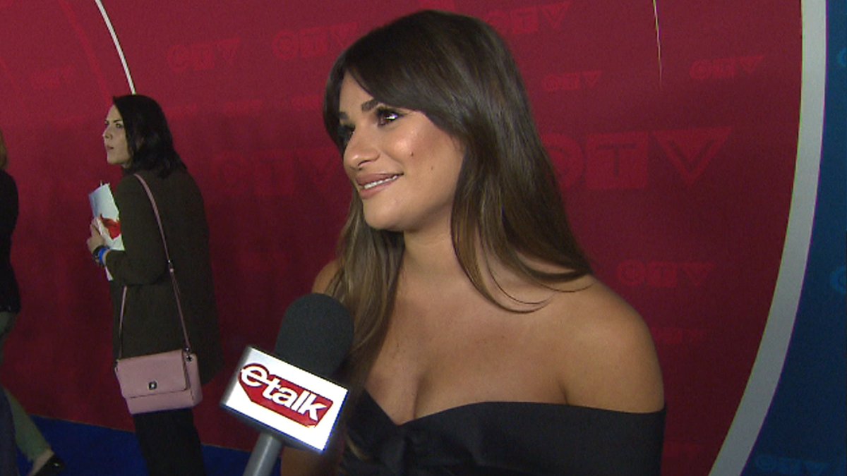 etalkCTV's tweet photo. VIDEO: @LeaMichele is happy to be back in the 6 for #CTVUpfronts >>> https://t.co/AgzFfIfzoA #etalk https://t.co/yshFlnfH4S