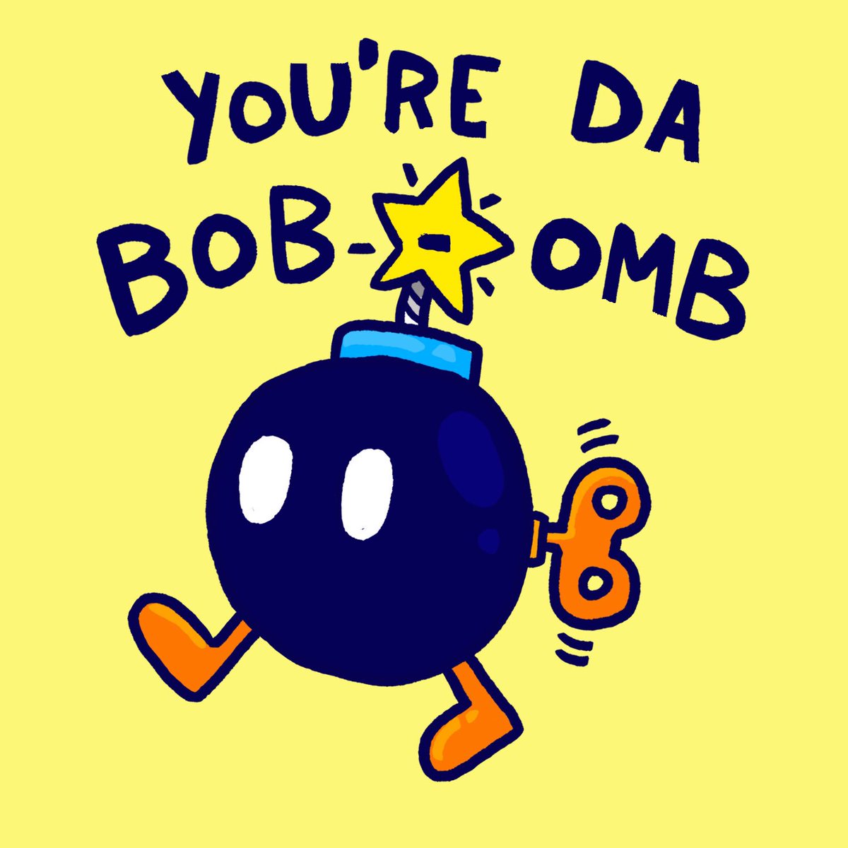 itsraecrawford's tweet photo. Thank you for being the Bob-Omb #nintendo #gamerpun #itsraeoriginal https://t.co/0bCAU0nmnS