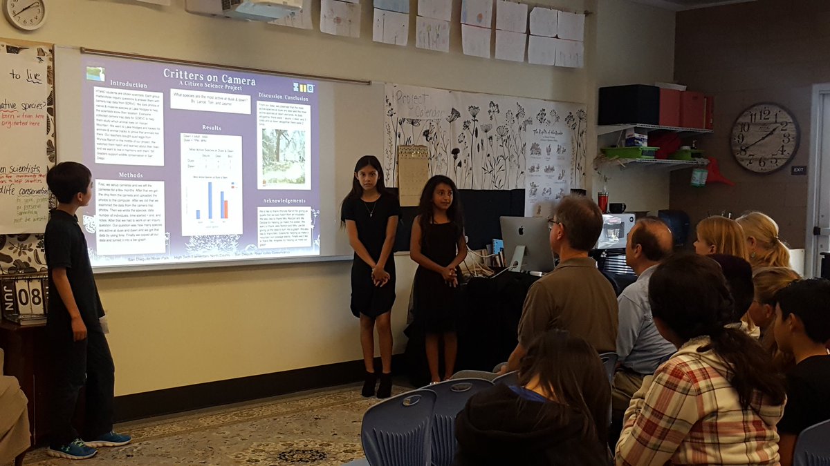 Amazing work by 5th graders <a href="/HTeNorthCounty/">High Tech Elem NC</a> presenting their #citizenscience project to <a href="/sdrvc/">SDRVC</a> w/ <a href="/5thGradeRocs/">Stephanie Roccon</a> &amp; <a href="/SpellmanSmit/">Debbie Spellman</a> #htenc #PBL