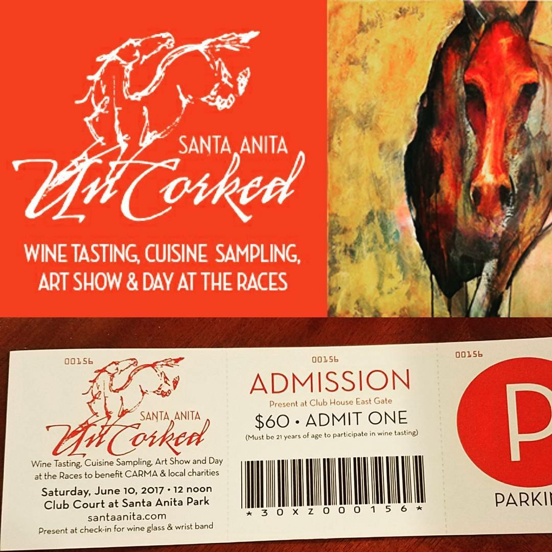 moracomp's tweet photo. Thanks for the ticket @syphic can't wait for the wine🍷and races 🐎 at @santaanitapark #santaanitauncorked #winetasting #endlesswine #wine https://t.co/L3dzkdvATf