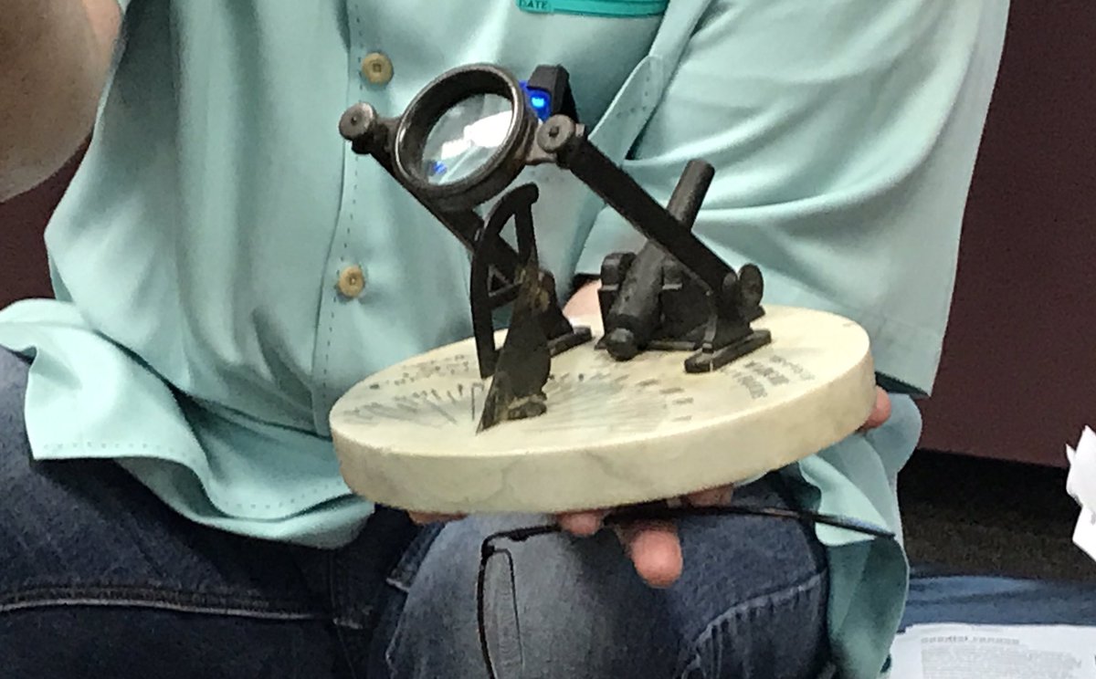 RoderickGayta's tweet image. Sundial cannon: Thanks, Mr. Baldwin for linking our study of Earth&apos;s rotation to a little piece of social studies #sbsdedu #sbsdssf