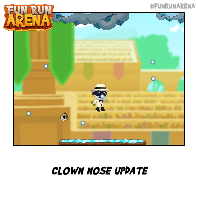 PrincessTubbs1's tweet photo. FRA ice clown nose update #funrunarena #elite #update @TheFunRun https://t.co/StC8TcxwXR