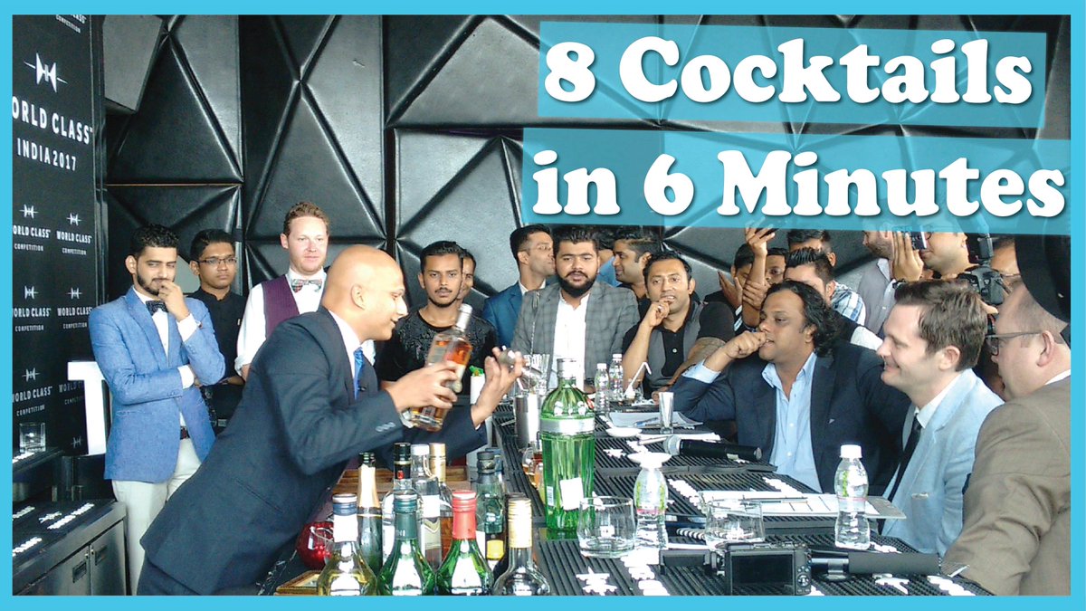 PoojaMahimkar's tweet photo. 8 Cocktails in 6 Minutes | National Bartending Competition | World Class... https://t.co/sILroBA4v7 #WorldclassIN #Cocktail https://t.co/gX9ZZjwtgo