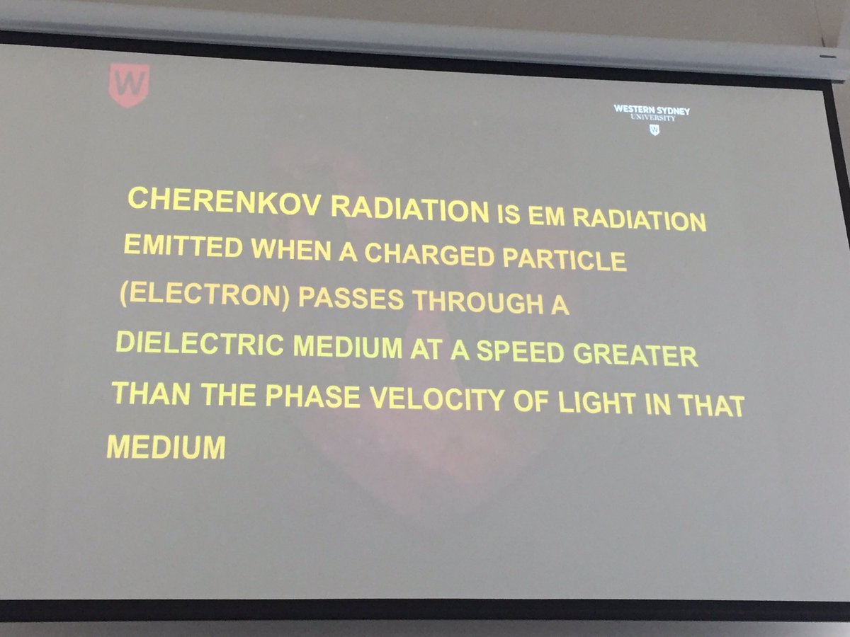 El_Lobo_Rayado's tweet photo. Now @MFilipovic23 @westernsydneyu moves to high-energy Gamma Ray observing Cherenkov radiation &amp; the CHerenkov Telescope Array #SCosmos https://t.co/EynM7MyD6F