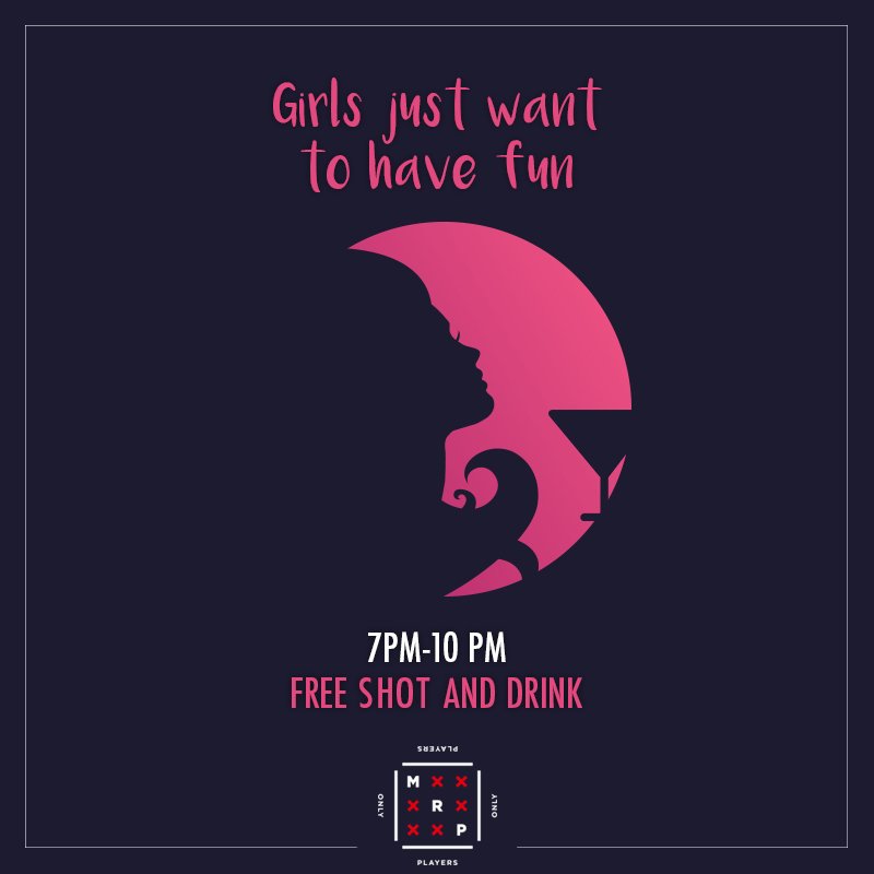MRPIndia_'s tweet photo. It’s fri-yay for all the beautiful ladies tonight at MRP’s #LadiesNight #EatDrinkPlay https://t.co/Jix1k3ciMH