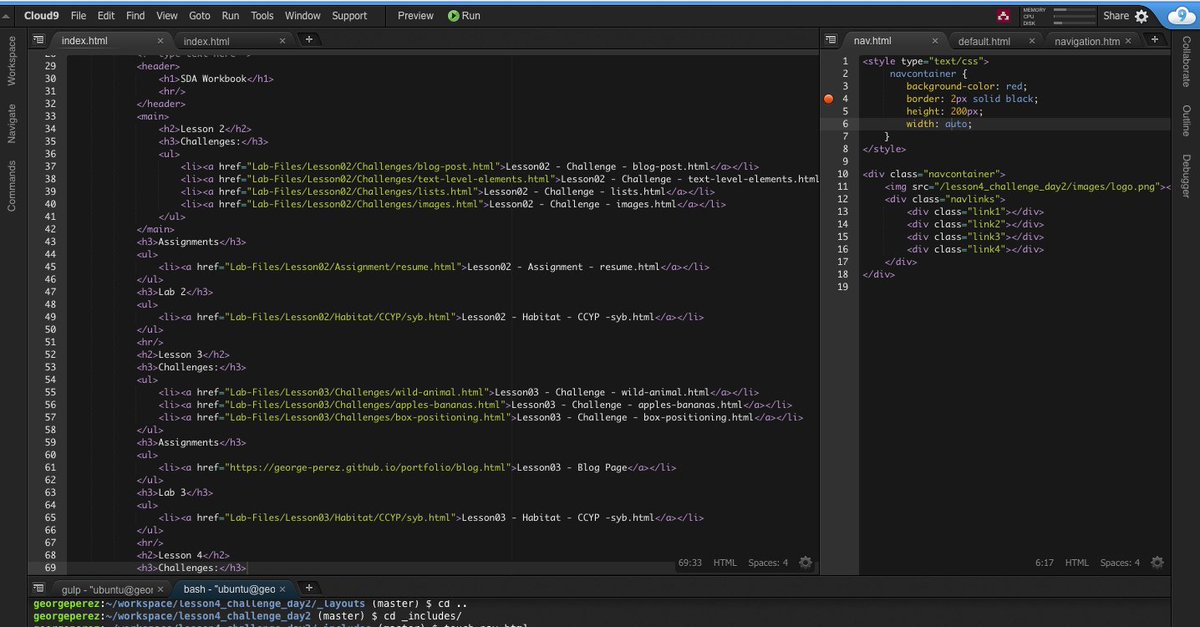 gperez1974's tweet photo. Day13: Creating multiple jekyll projects &amp; pushing to git. Working on my day 2 team project.
#100DaysOfCode #beCoding #CodeNewbie https://t.co/0B3IoU2SJ1