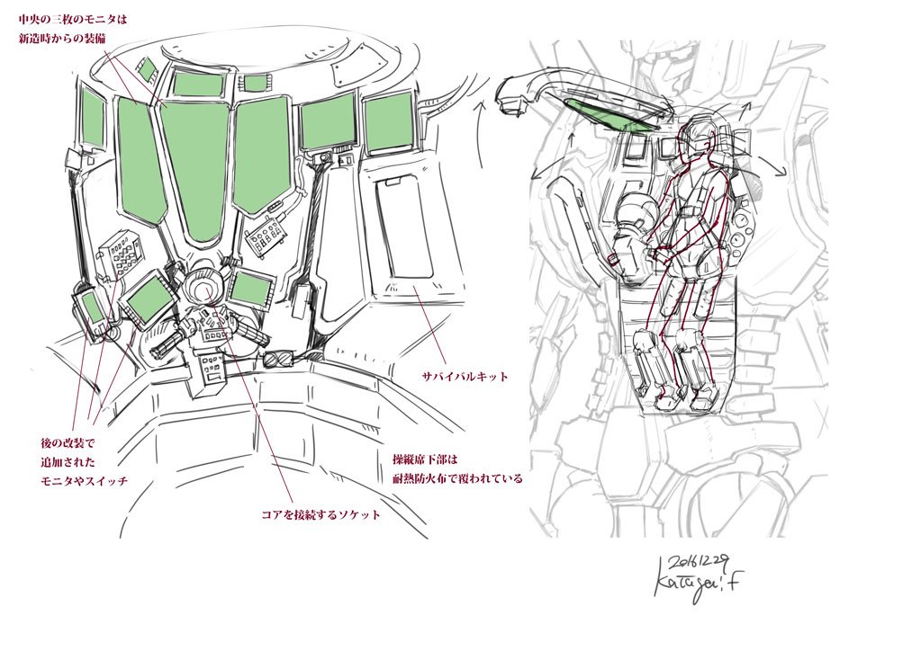 昨年暮れにある仕事で描いたロボです。クライアントさんから開示の許可を頂いています。 