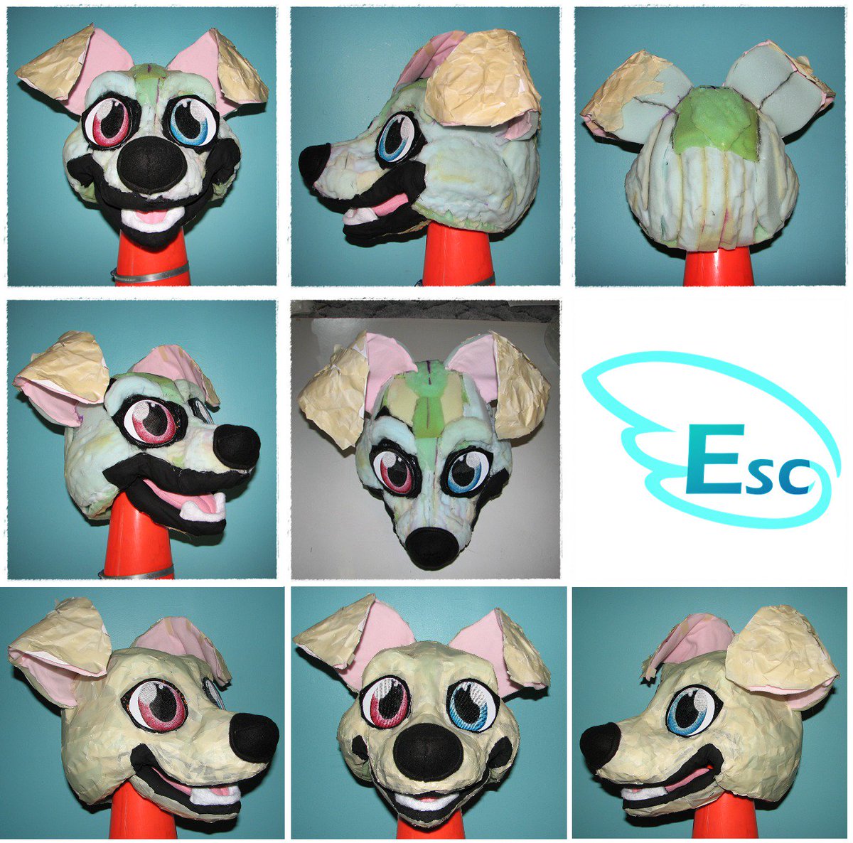Fursuit Fox Puppy Head Base Foam commission Fursuit Fox Puppy Head Base Foam commission