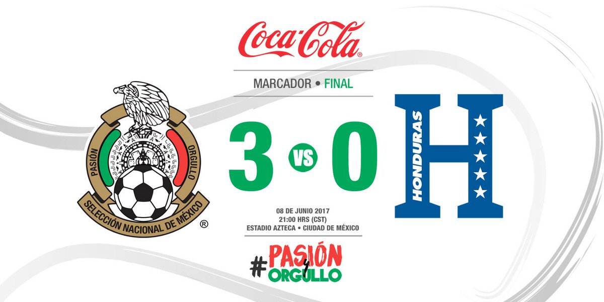 ¡Esta victoria es para ustedes, #Incondicionales! 

El marcador final es presentado por <a href="/CocaColaMx/">Coca-Cola México</a>:

#SienteElSabor | #PasiónyOrgullo