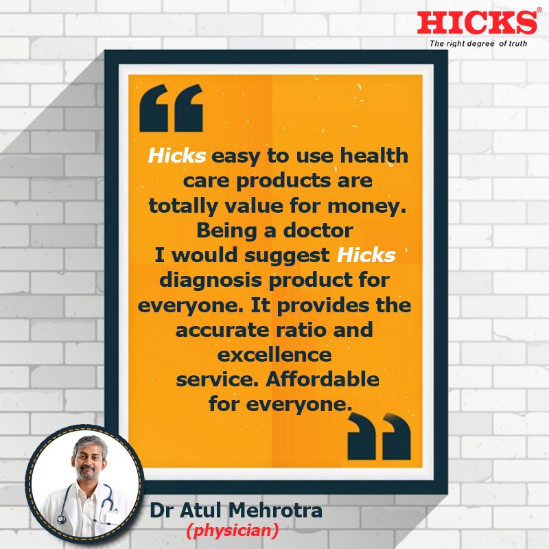 hicks_care's tweet photo. Thanks for your review #Doctor, we value the money so we have designed such extravagant #Products.

#HicksIndia https://t.co/dEhCU3TA8g