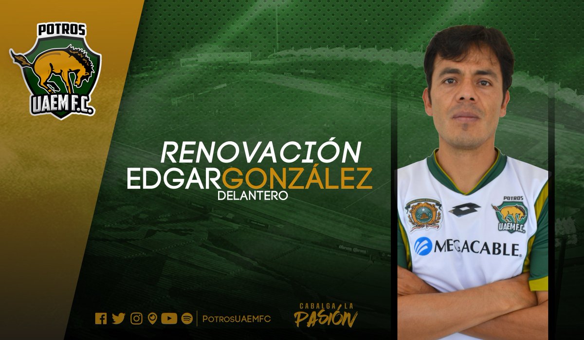 PotrosUAEMFC's tweet photo. ¡Renovación de contrato de Edgar `Quesos´ González!
#DraftAP2017 #SemanaDelFutMX ⚽ #CabalgaLaPasión🐎 https://t.co/ngFURYECJd