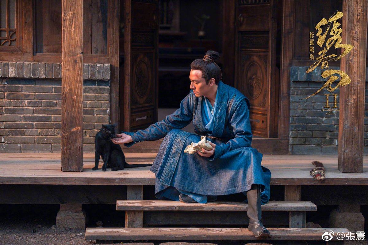 장첸이 웨보에 올려준 영화 "绣春刀修罗战场 수춘도2"에서 장첸과 같이 사는 냥이. 영화 사진작가가 올려준 영화속 냥이 사진
