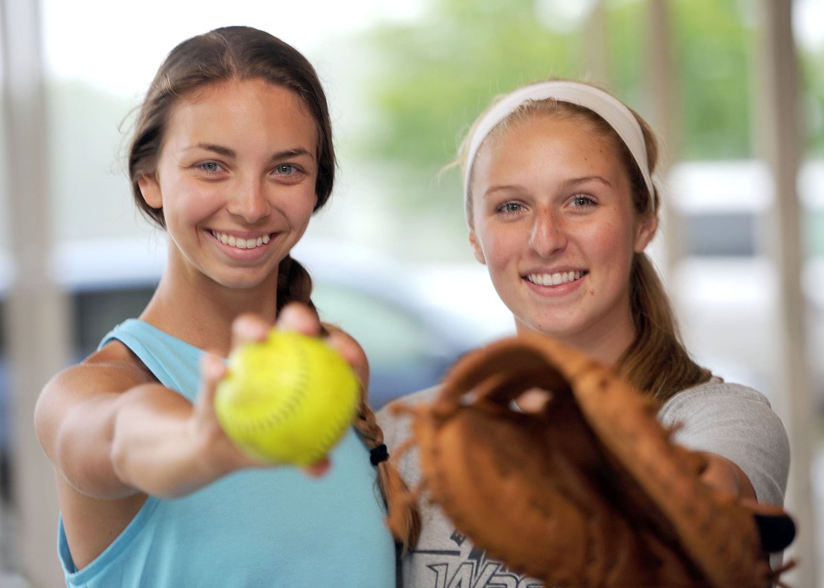 BHCSports's tweet photo. Batterymates, BFFs @Madison_Booth1, @lacyr11 trying to lead @ph_softball to a state crown: https://t.co/iLEE8bMtnb https://t.co/xkjm3xcmuC