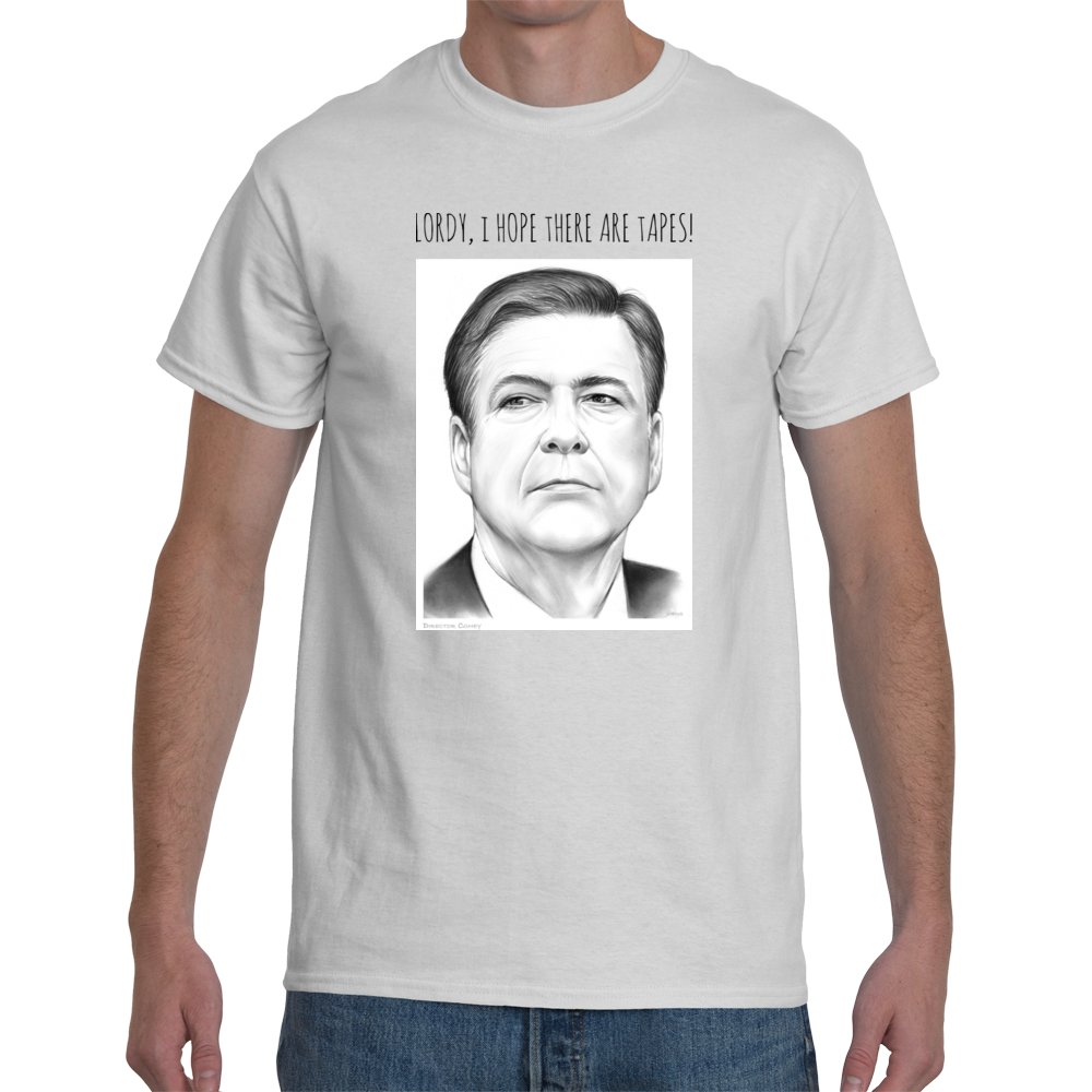 firstfoliobooks's tweet image. &quot;Lordy, I hope there are Tapes&quot; James Comey T-shirts

firstfoliobooks.com/product/lordy-…