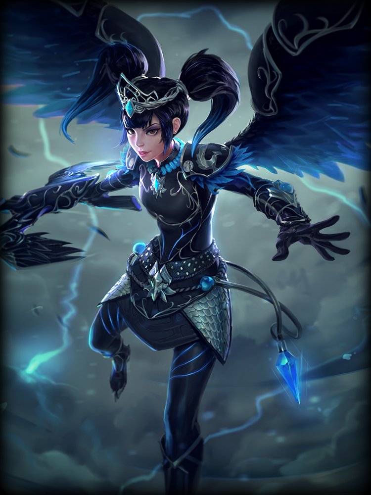 Smite_Guru's tweet photo. Anyone need a new skin? Doing a quick weekend giveaway for the Storm Raven Jing Wei skin! Enter to win at: https://t.co/VvRjLYhC8N https://t.co/8V9nvxndmy