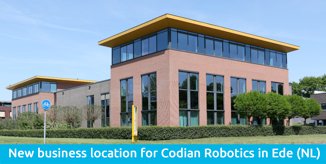 Codian Robotics opens spacious new facility in Ede, Netherlands with an Experience Center to test customer or partner system concepts.
