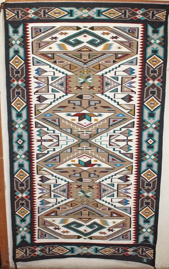 FoutzTrade's tweet photo. Teec Nos Pos #NativeAmericanDesign #NavajoRug #Weavings by Angeline Begay: 46" x 80" https://t.co/JJIVm2krEM #SouthwesternStyle #VintageRug https://t.co/tioIH5PqUk