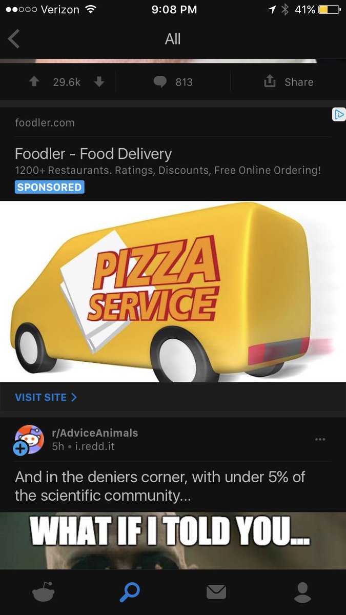 natsparhawk's tweet photo. @Foodler let's talk advertising. I am embarrassed for you. I would fire the people that let this go to print. #advertising #reddit #fail https://t.co/57DajTxzve