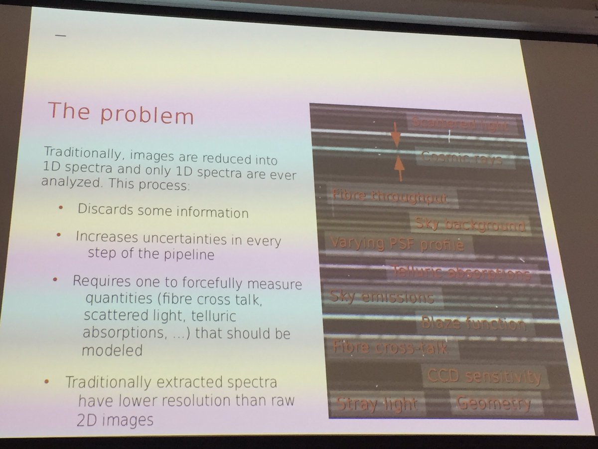El_Lobo_Rayado's tweet photo. Now Janez Kos presents spectroscopic analysis through image reconstruction #SCosmos @JossBlandHawtho @sgleonsaval https://t.co/B9OWadtH61