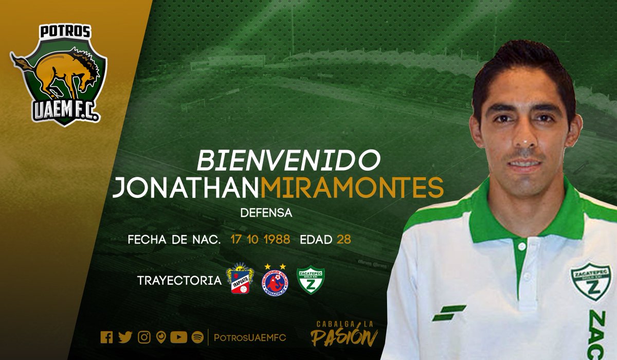 PotrosUAEMFC's tweet photo. ¡BIENVENIDO A POTROS UAEM FC! #CabalgaLaPasión🐎 #DraftAP2017 #SemanaDelFutMX ⚽ https://t.co/NunzAUTlEw