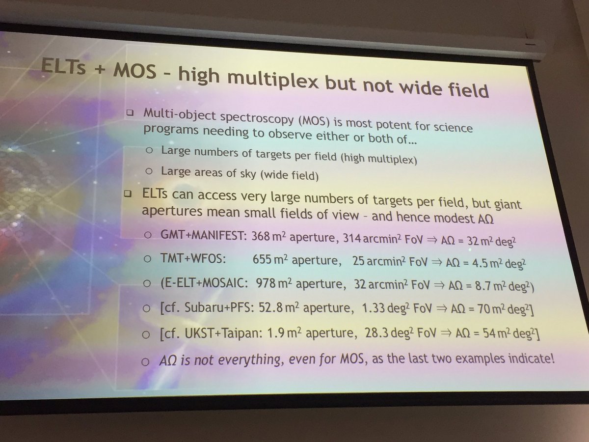 El_Lobo_Rayado's tweet photo. Last #SCosmos speaker is @MatthewColless @scienceANU discussing the future of multi-object spectroscopy & IFS in the ELT era https://t.co/iABOyJVLWs