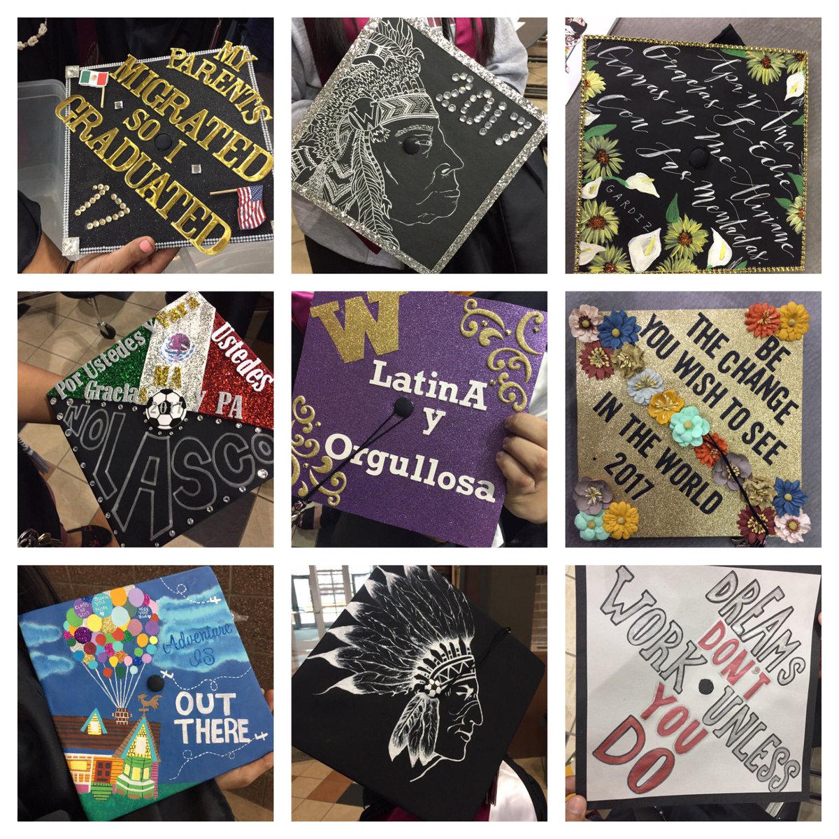 MizSanders's tweet photo. Thx to @WahlukeHigh Class of 2016 for paving the way so 2017 seniors could do this... #tradition https://t.co/TyEkvDcdfs