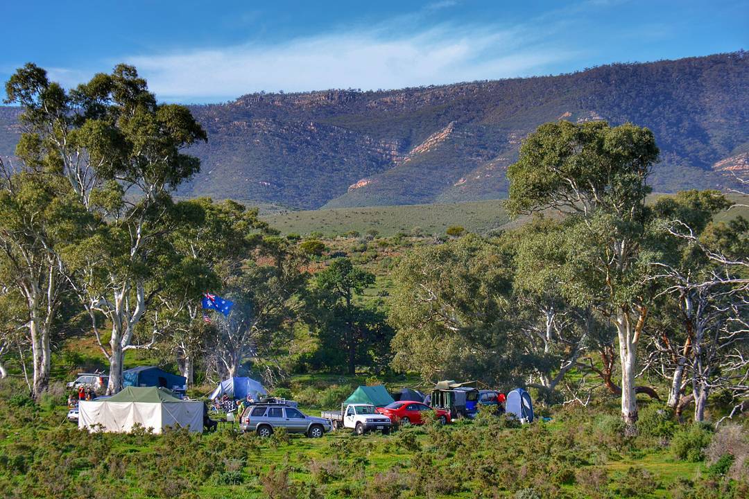 southaustralia's tweet photo. The aptly-named #MountRemarkable: one of #SeeSouthAustralia's best camping spots ⛺ https://t.co/3YPxEid0L1 https://t.co/Bb7kqq3DrH