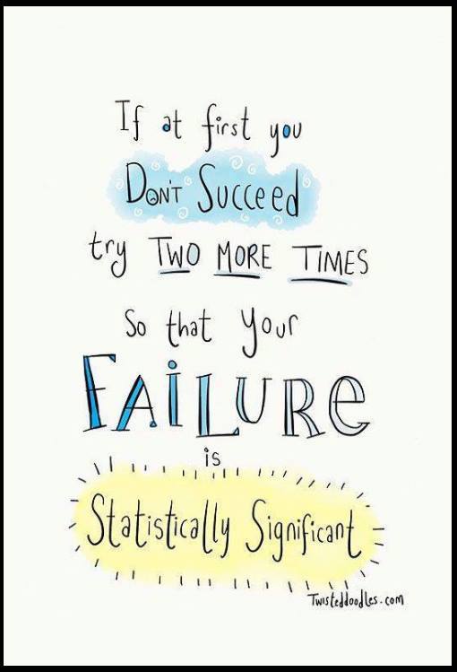 SantaCruzBio's tweet photo. Always good to make sure you're statistically sound...
#sciencefunny #alwaystryagain
Image credit to Twisteddoodles. https://t.co/TXxlZ1d4V5