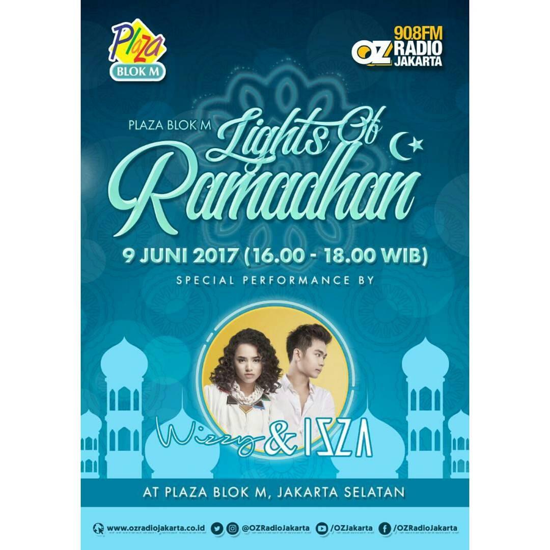 Wizzies_BDG's tweet photo. Today!!! Di plaza blok M ngabuburit + bukber @WizzyOfficial_ & @izzaarnandi yuk merapaattt ;) #WIZZYIZZABABY di acara @OZRadioJakarta ๐๐๐ https://t.co/htzcBAs1yq