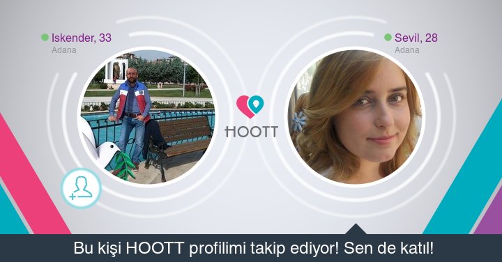 #HOOTTapp HOOTT süper! Takipçilerime gözat hemen. HOOTT ile eğlen! goo.gl/jPUaB0