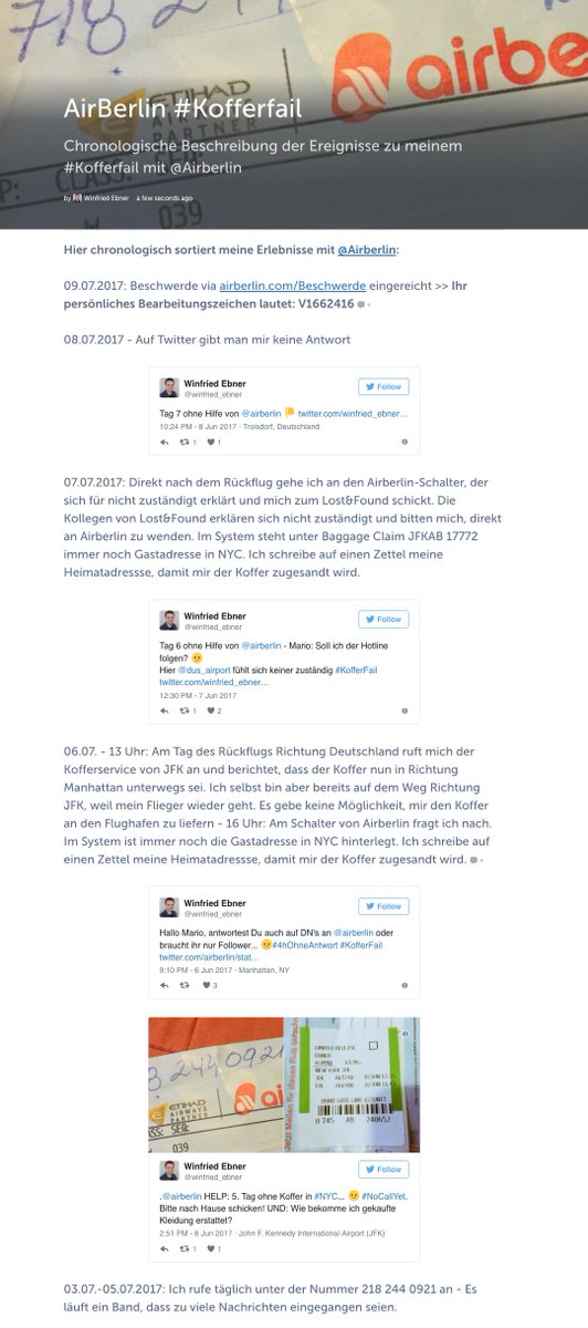 winfried_ebner's tweet photo. HELP @vznrw &amp; @vzbv: @airberlin meldet sich nicht: Tag 8 ohne Hilfe - hier mein Fall >> https://t.co/h5jX2xXq8U - Was sollte ich tun? https://t.co/amDQEox7uW