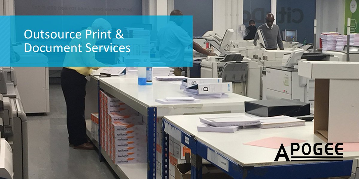 ApogeeCorp's tweet photo. 24/7 on-demand outsource print & document services for any #business requirement https://t.co/cFsy10TRwW #DigtialPrint #Reprographics https://t.co/hiu2DAcpsI