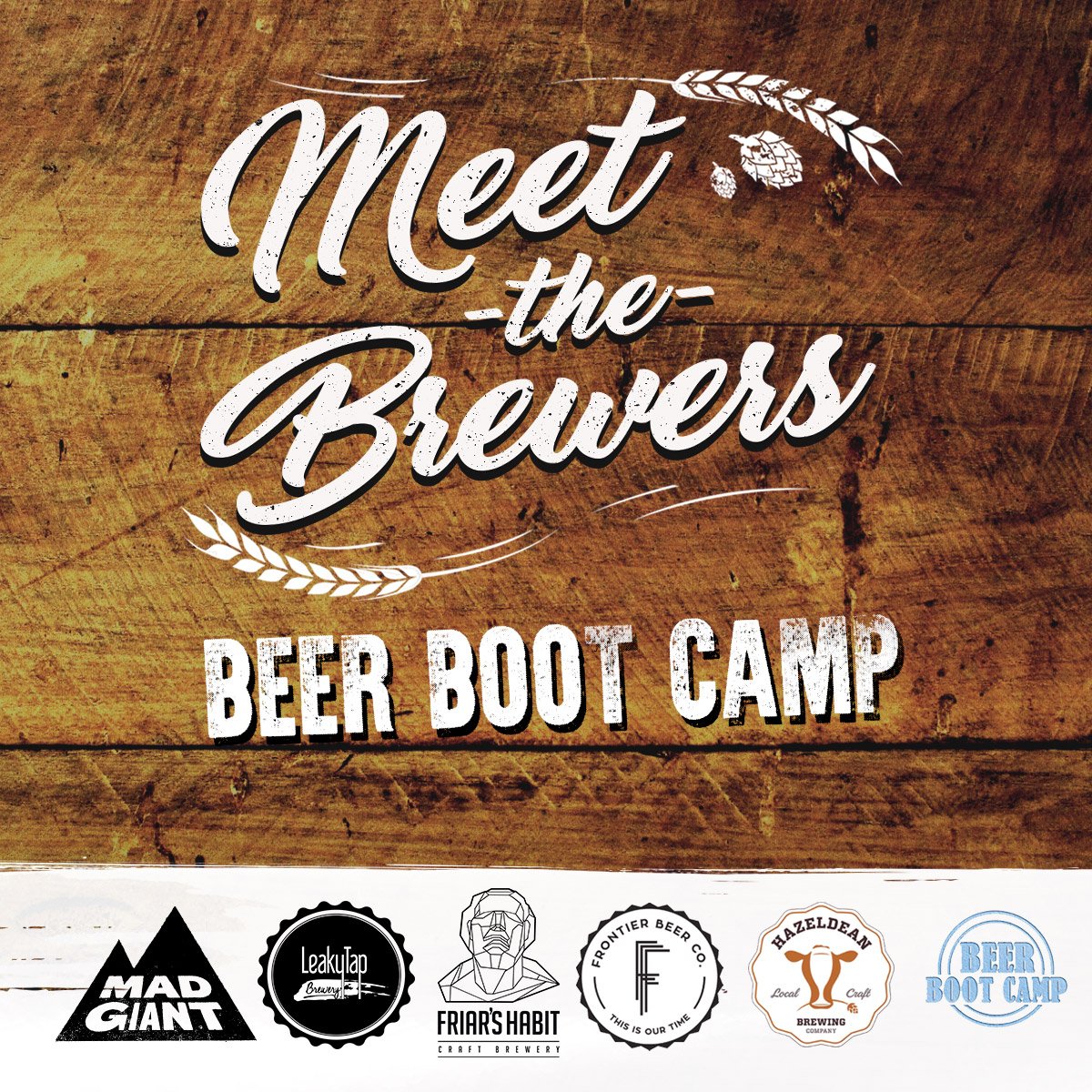 #MeetTheBrewers 
Join us, <a href="/BeerBootCamp/">Beer Boot Camp</a>, <a href="/HowtobrewPalmer/">John Palmer</a> &amp; 5 local Brewers for a great evening of beer &amp; food!
facebook.com/events/7482964…