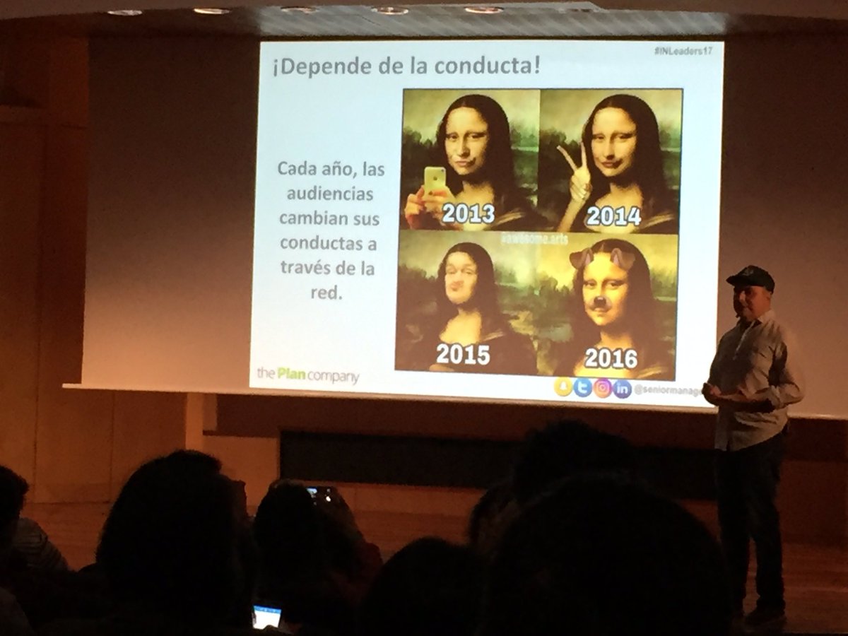 TheNiu_komunika's tweet photo. "Cada mes cambia la conducta del usuario", qué verdad @SeniorManager  #TheNiu #TheNiuWorking #INLeaders17 https://t.co/ltmH3qybsO