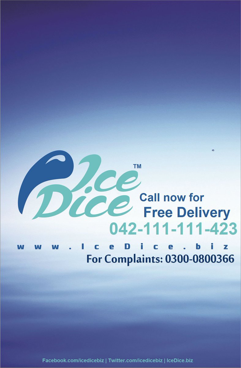 #DavisRoad #CooperRoad #McleodRoad #NapierRoad #MozangRoad (any area in #Lahore) order now for quality #IceCubes with #IceDice - #Ramadan