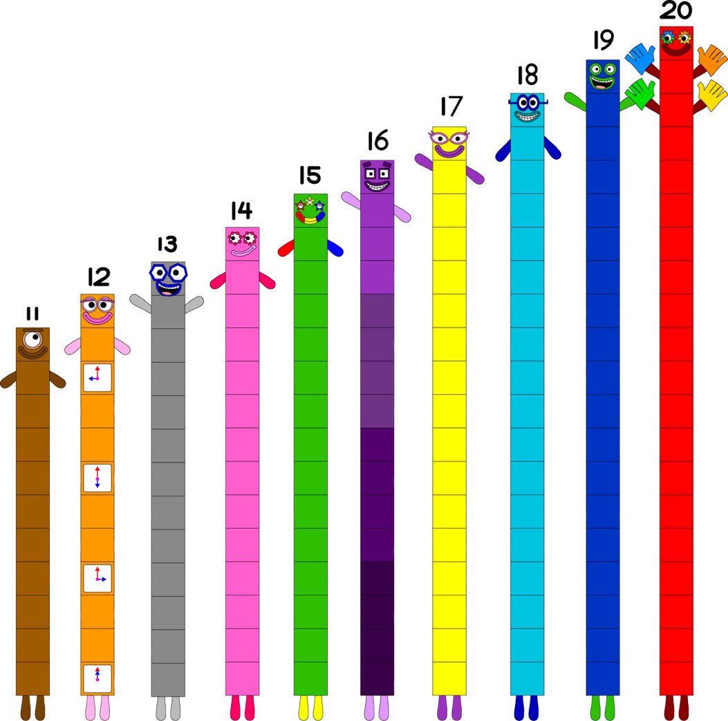 Numberblocks 11 To Idistracted