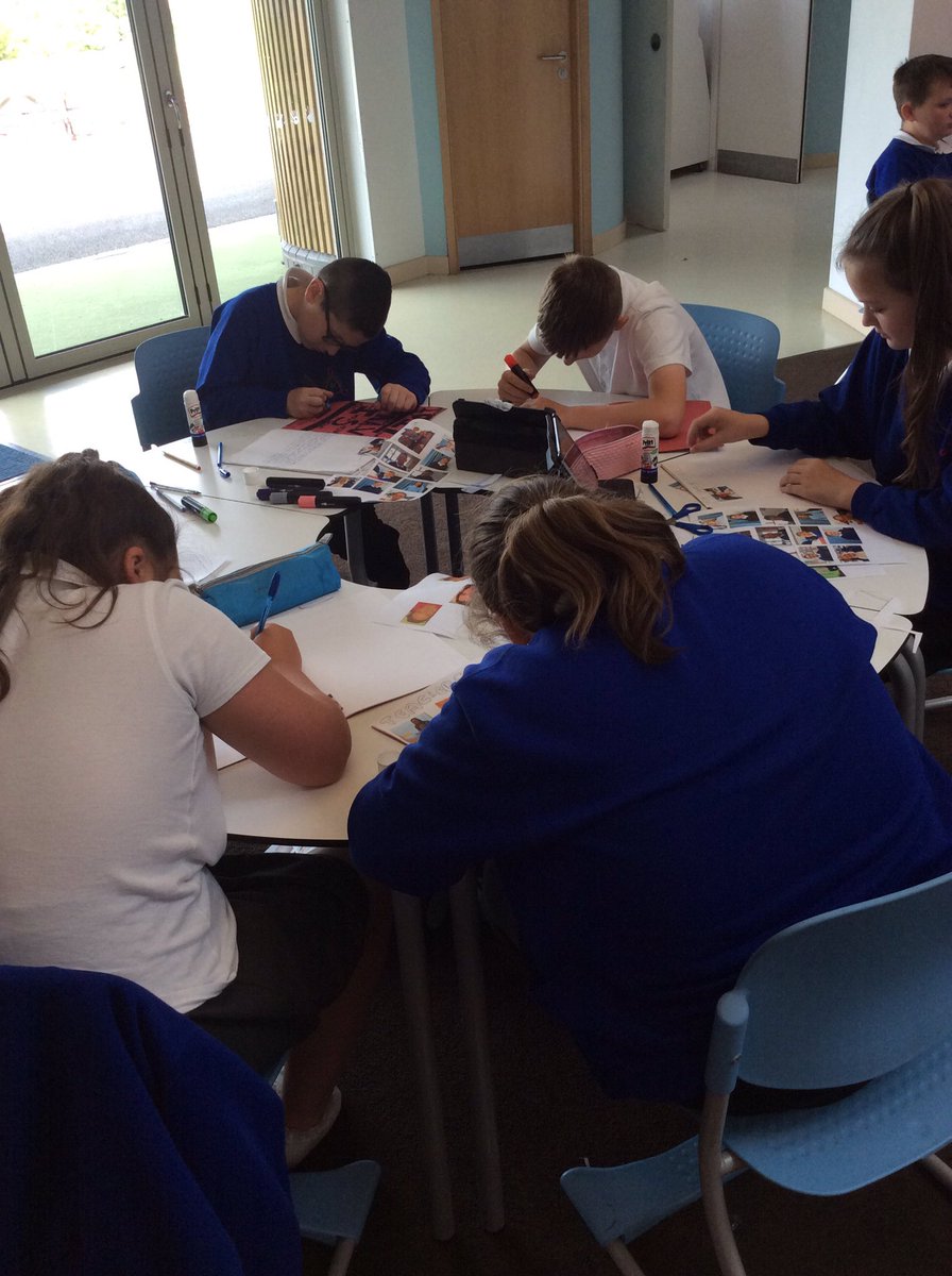 Y6Jesmond's tweet photo. With only 4 weeks left in primary school, our year 6 childen have made a start their memory books. #memories #jesmondgardens https://t.co/bRC1Ojsxvg
