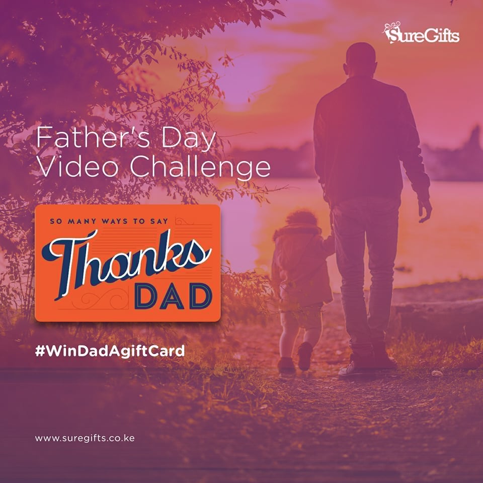 suregifts_ke's tweet photo. Enter our #WinDadAgiftCard Video challenge! Record a video of you calling your Dad wishing him a Happy Father's Day Tag us & WIN a gift card https://t.co/Lx83esWcHR