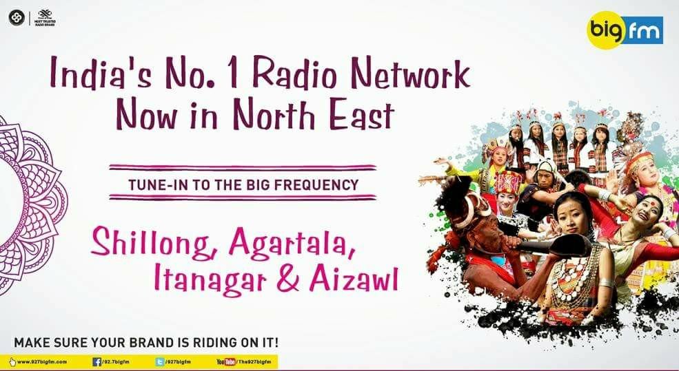 RupanMazumdar1's tweet photo. #Bigfm is all set to entertain you.Tune in today.
#HighestNetwork 
@BigFmShillong @BigfmItanagar @BigfmAizawl @BigfmAgartala https://t.co/pGmSB0kySc